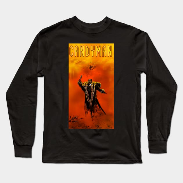 Candyman Long Sleeve T-Shirt by Art Of Lunatik